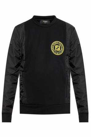 Logo-appliquéd sweatshirt, zdjęcie 1 Logo-appliquéd sweatshirt od Fendi